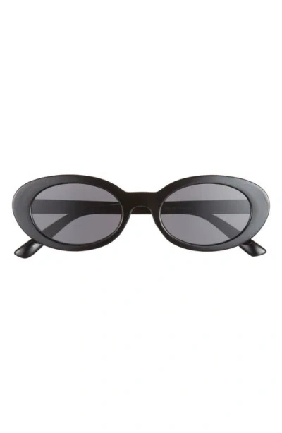 Bp. 50mm Round Sunglasses In Black
