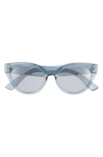 Bp. 52mm Cat Eye Sunglasses In Blue