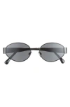Bp. 54mm Round Sunglasses In Black