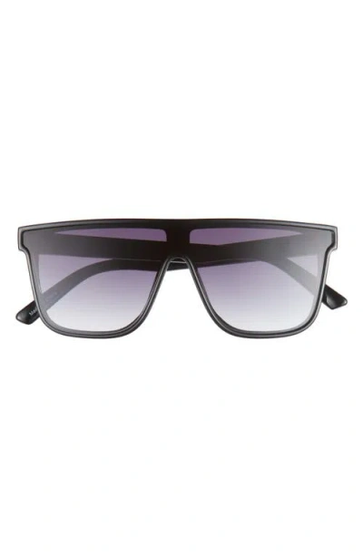Bp. 56mm Square Shield Sunglasses In Black