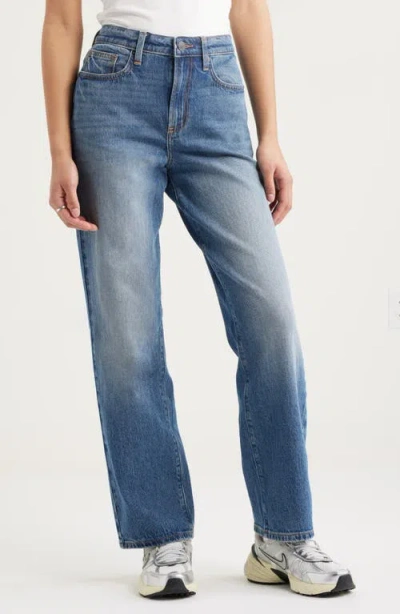 Bp. '90s High Waist Straight Leg Jeans In Valentino Wash
