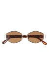 Bp. Angular Sunglasses In Goldlack