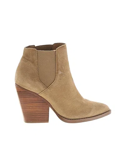 Pre-owned Bp. Ankle Boots In Brown