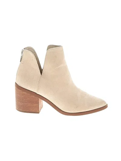 Pre-owned Bp. Ankle Boots In Ivory