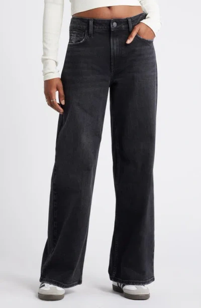 Bp. Baggy Jeans In Washed Black