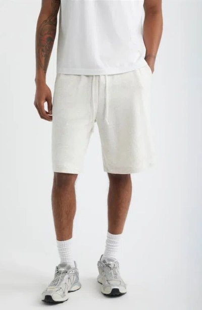 Bp. Baggy Terry Sweat Shorts In White