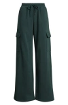 Bp. Baggy Wide Leg Cargo Sweatpants In Green