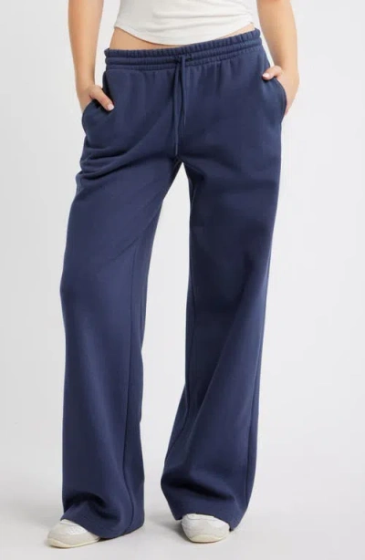 Bp. Baggy Wide Leg Sweatpants In Blue