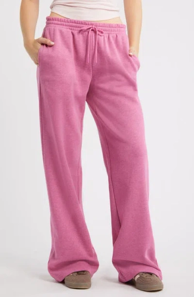Bp. Baggy Wide Leg Sweatpants In Pink