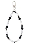 Bp. Beaded Heart Phone Wrist Strap Charm In Multi