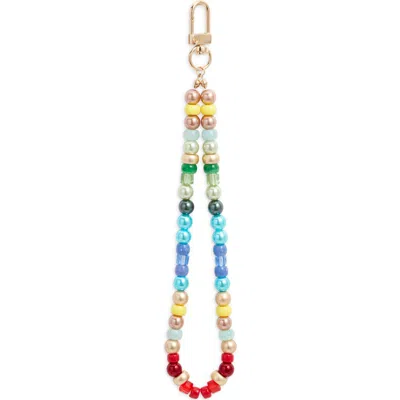 Bp. Beaded Phone Wrist Strap Charm In Multi