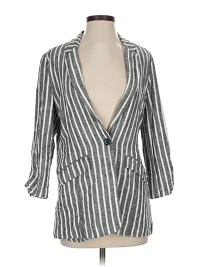 Pre-owned Bp. Blazer Jacket In Silver