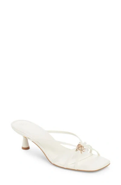 Bp. Bliss Kitten Heel Slide Sandal In White