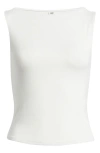 Bp. Boat Neck Tank In White