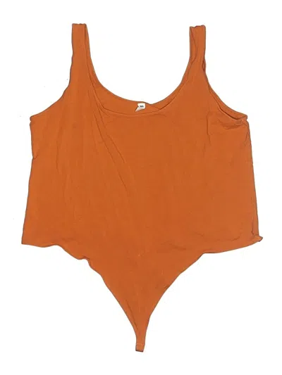 Pre-owned Bp. Bodysuit In Orange