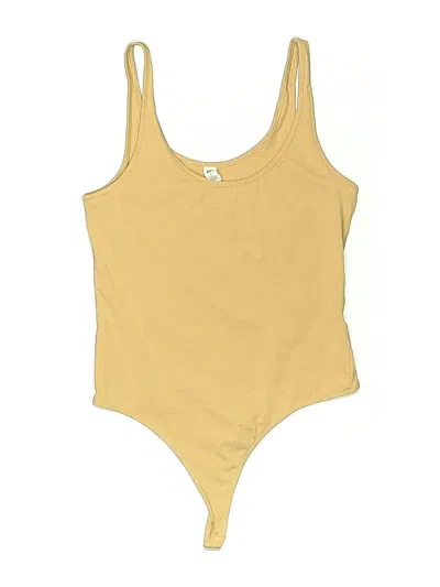 Pre-owned Bp. Bodysuit In Yellow