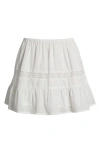 Bp. Boho Cotton Miniskirt In White