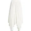 Bp. Boho Ruffle Trim Maxi Skirt In White Blanc