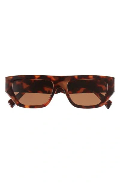 Bp. Bold Flat Top Sunglasses In Brown