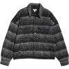 Bp. Brushed Plaid Flannel Shirt Jacket In Gray