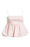 Bp. Bubble Hem Babydoll Camisole In Pink Balm