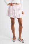 Bp. Bubble Hem Miniskirt In Pink
