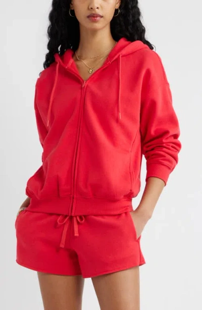 Bp. Bubble Zip Hoodie In Pink