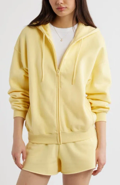 Bp. Bubble Zip Hoodie In Yellow