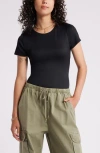 Bp. Rib T-shirt In Black