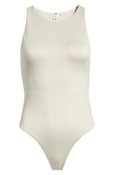 Bp. Butter Tank Bodysuit In Beige Pumice