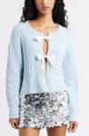 Bp. Cable Bow Tie Cardigan