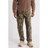 Bp. Camo Relaxed Fit Stretch Canvas Workwear Pants In Olive Camo Branch