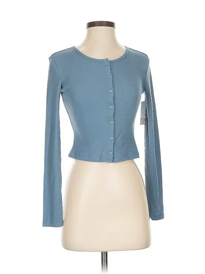 Pre-owned Bp. Cardigan Sweater In Blue