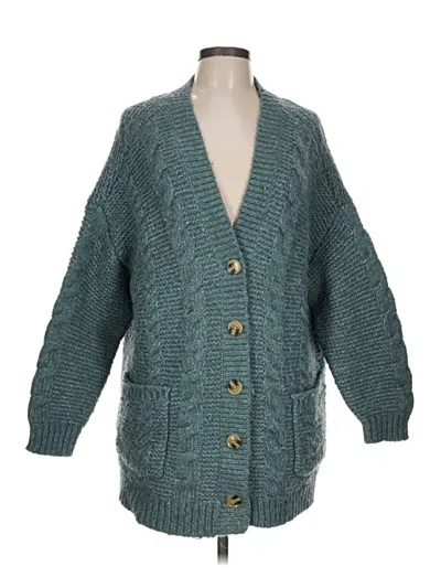 Pre-owned Bp. Cardigan Sweater In Blue