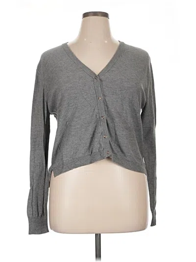 Pre-owned Bp. Cardigan Sweater In Gray