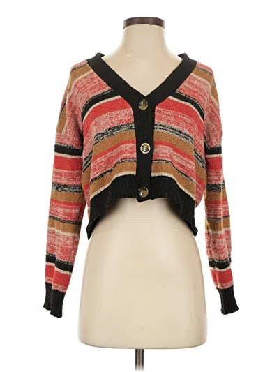 Pre-owned Bp. Cardigan Sweater In Red