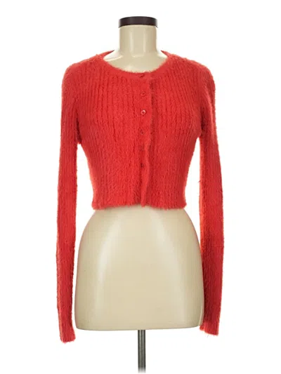 Pre-owned Bp. Cardigan Sweater In Red