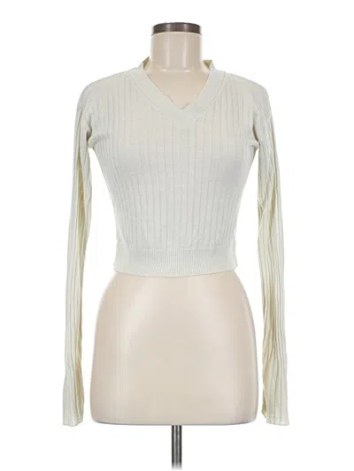 Pre-owned Bp. Cardigan Sweater In White