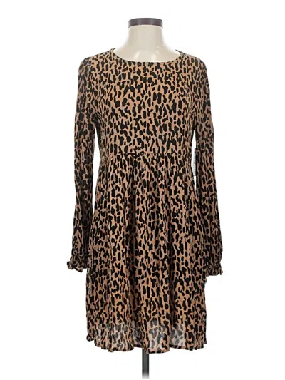 Pre-owned Bp. Casual Dress In Brown