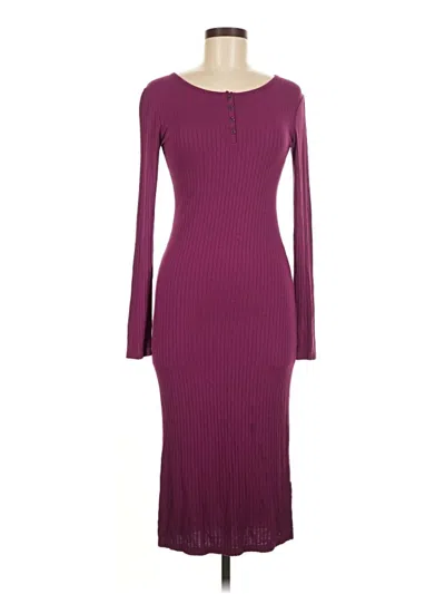 Pre-owned Bp. Casual Dress In Burgundy