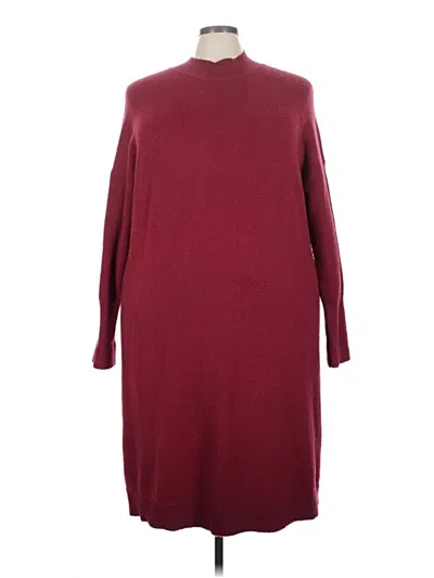 Pre-owned Bp. Casual Dress In Burgundy