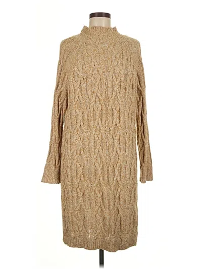 Pre-owned Bp. Casual Dress In Gold