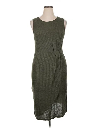 Pre-owned Bp. Casual Dress In Green