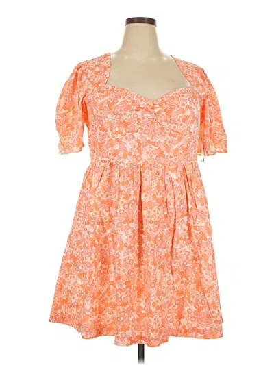 Pre-owned Bp. Casual Dress In Orange