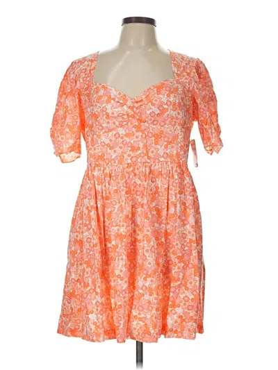 Pre-owned Bp. Casual Dress In Orange