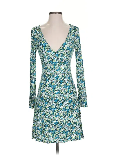 Pre-owned Bp. Casual Dress In Teal