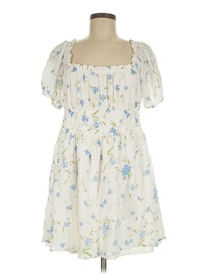 Pre-owned Bp. Casual Dress In White