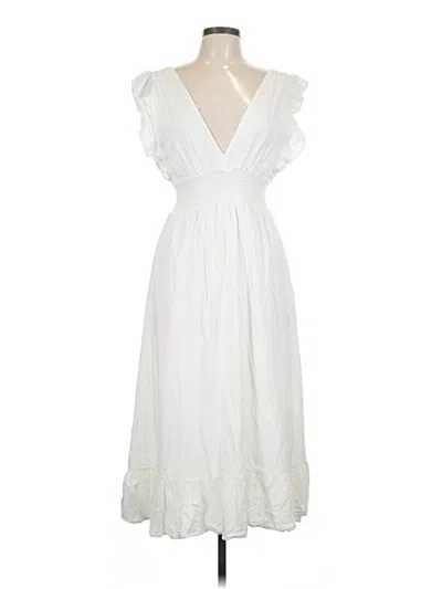Pre-owned Bp. Casual Dress In White