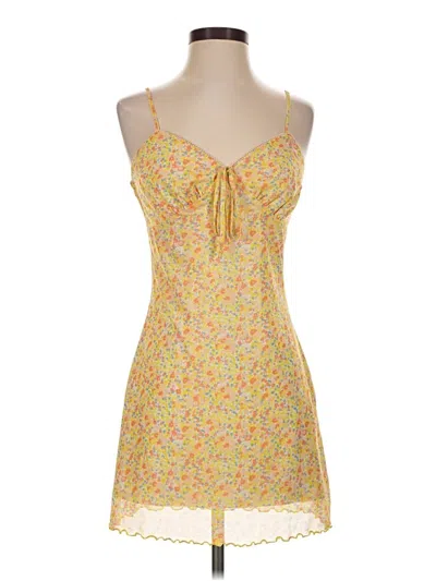 Pre-owned Bp. Casual Dress In Yellow