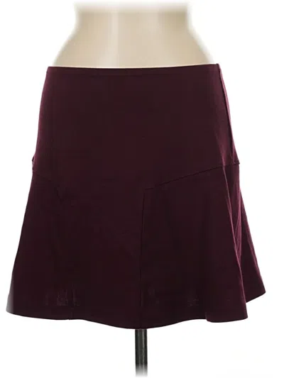 Pre-owned Bp. Casual Skirt In Burgundy